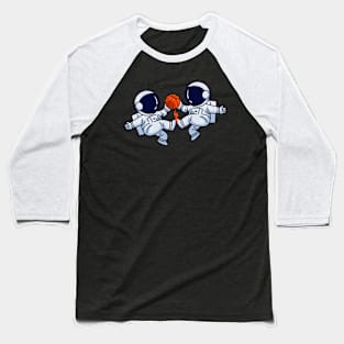 Basketball Astronauts Fun In Space Baseball T-Shirt